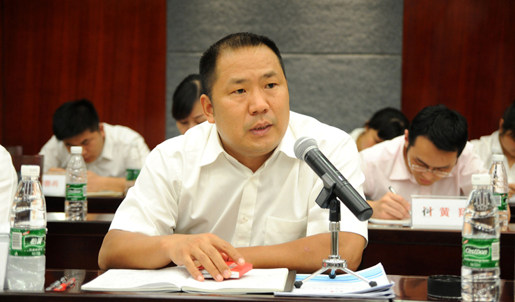 集團副總裁張靖討論發言