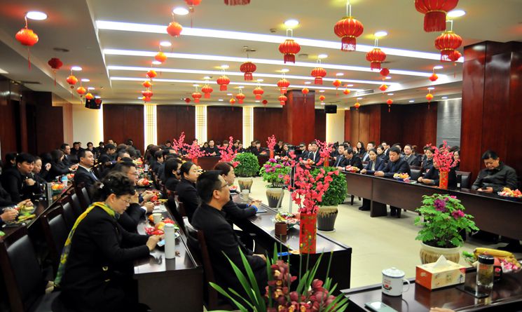 團拜會現場氣氛熱烈